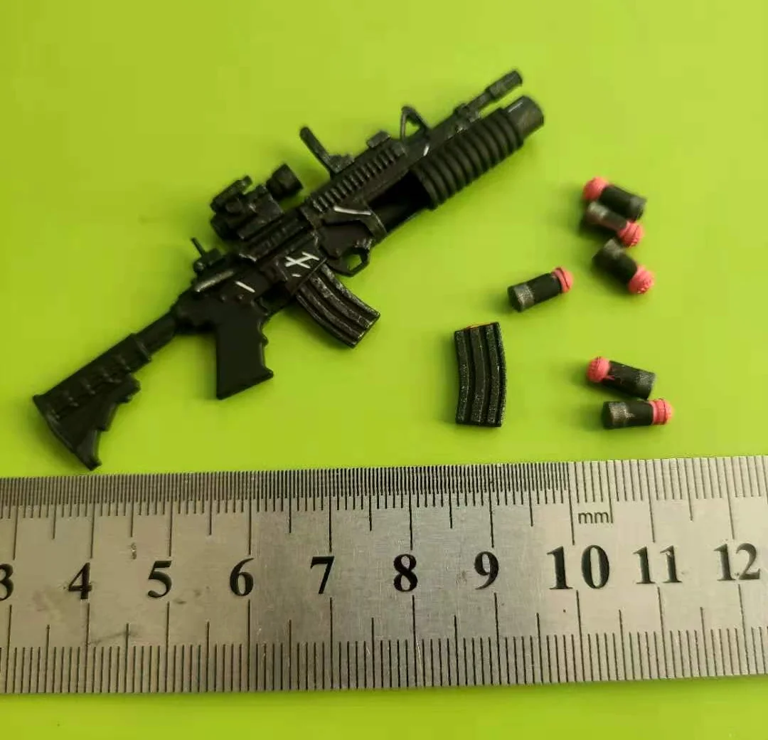 

Модель ружья-гранаты солдатика M4A1 1/12 для фигурной куклы DAM 3ATOYS, 6 дюймов