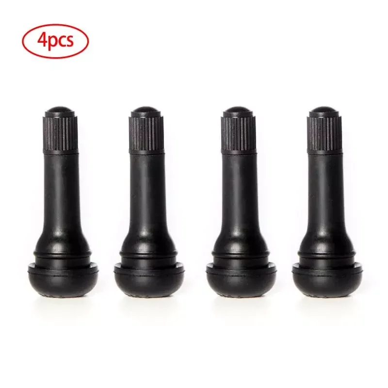 

4pcs Rubber TR414 Snap-in Car Wheel Tyre Tubeless Tire Tyre Valve Stems Dust Caps Wheels Tires Parts Car Auto Accessories