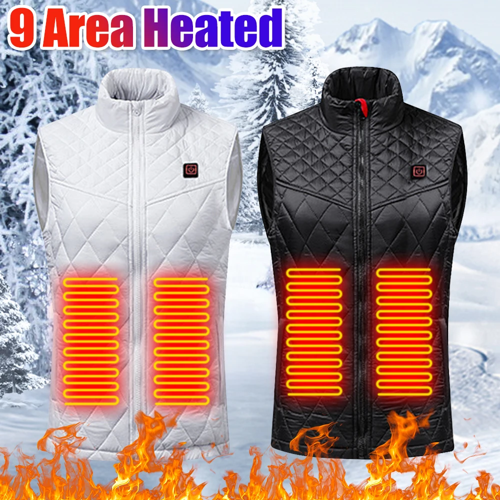 Женский Зимний Жилет С Подогревом Унисекс Куртка Электрическим