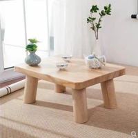 japanese solid wood tatami coffee table tea table rectangle table basse side tables furniture mesa minimalist 404022cm hot new