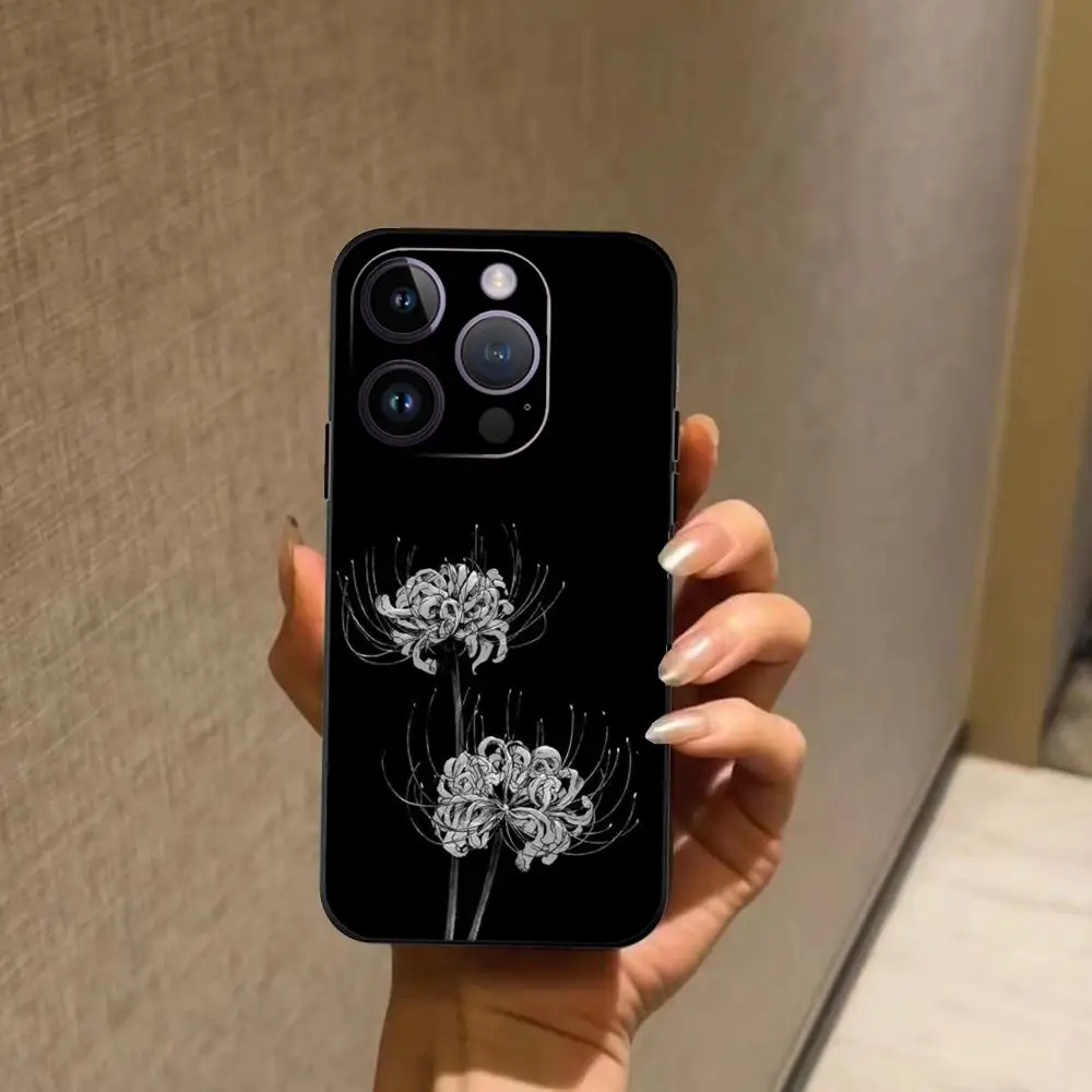 Чехол для телефона T_tokyo G_ghoul iPhone 15 Pro Max 14 13 12 11 X XR XS XSMAX 8 7 Plus Mini мягкий черный чехол