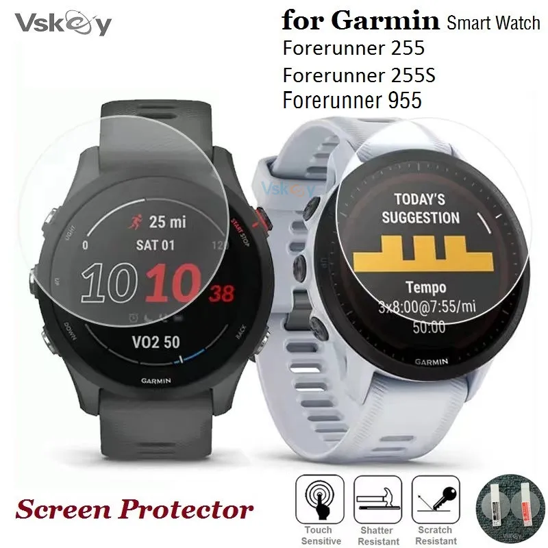 10 шт. защита экрана смарт-часов для Garmin Forerunner 255S закаленное стекло с защитой от царапин защитная пленка для Forerunner 955 10 шт. защита экрана смарт-часов для Garmin Forerunner 255S закаленное стекло с защитой от царапин защитная пленка для Forerunner 955