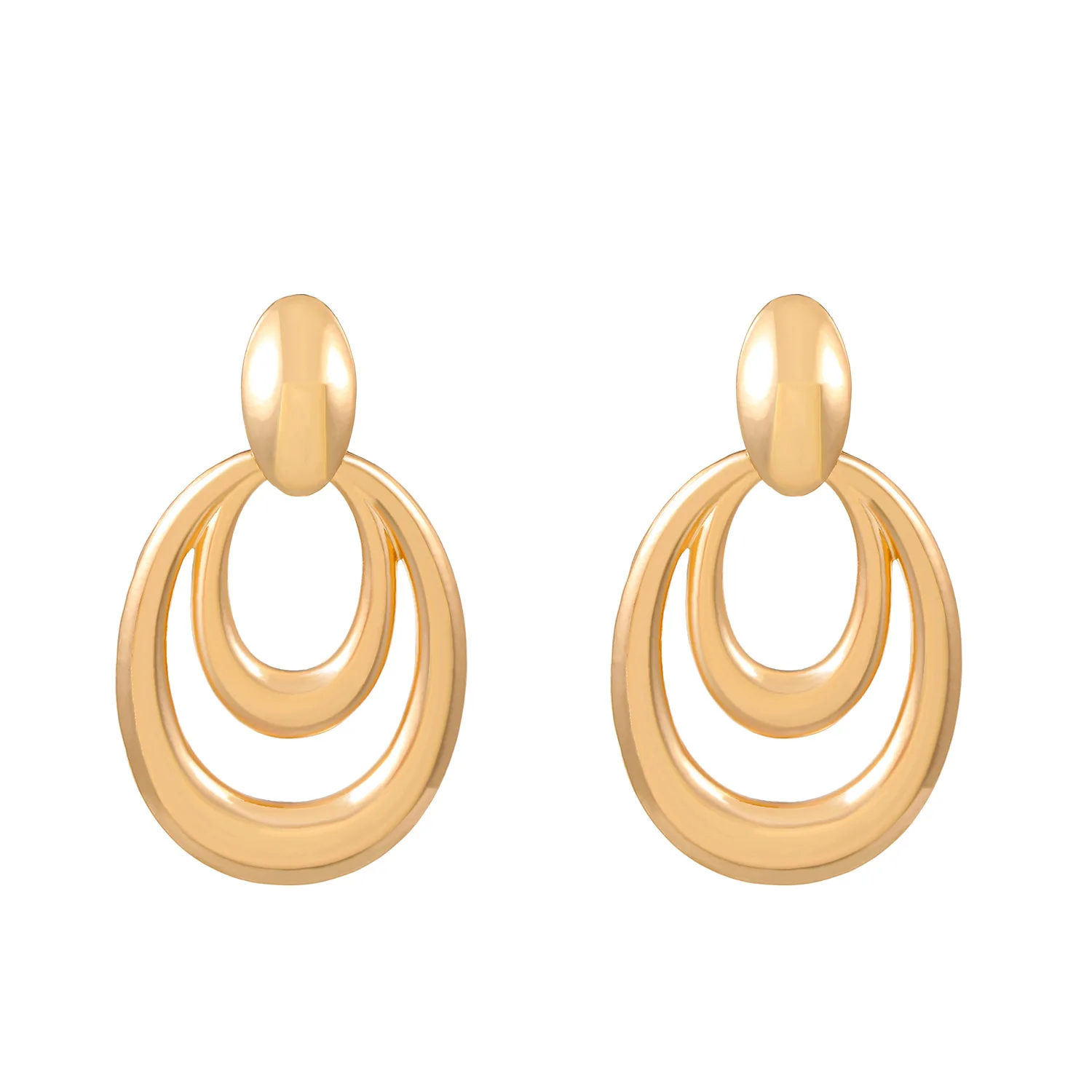 

Retro Metallic Gun Black Hollow Round Small Circle Pendant Earrings 2023 New Jewelry Fashion Wedding Party Earrings For Woman