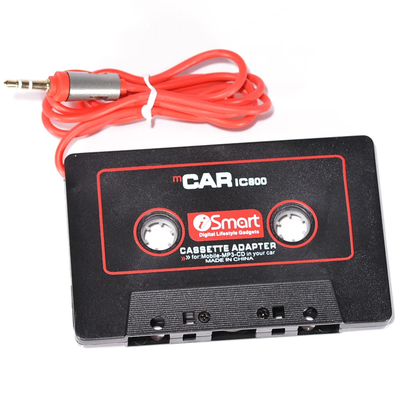 New Car Cassette Tape Adapter Cassette Mp3 Player Converter For iPod For iPhone MP3 AUX Cable CD Player 3.5mm Jack Plug