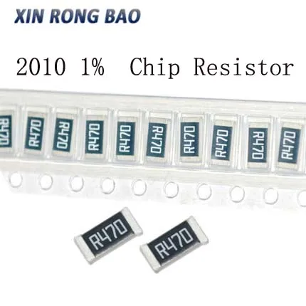 

50pcs 2010 1% SMD resistor 0R ~ 10M 3/4W 0 1 10 100 150 220 330 ohm 1K 2.2K 10K 100K 220K 0R 1R 10R 100R 150R 220R 330R 470R 1M
