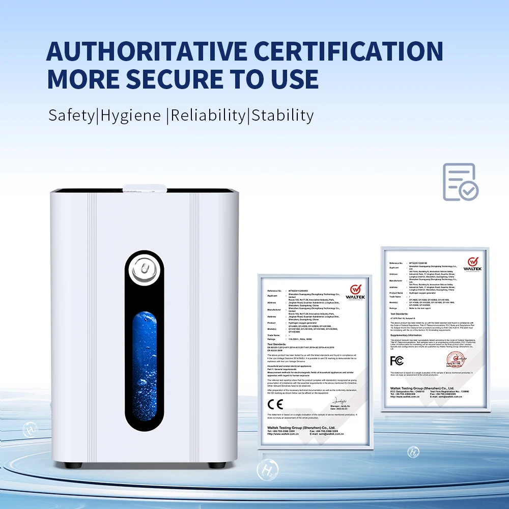 Генератор водородной воды Suyzeko 150 мл машина для ингаляции водорода H2 молекулярный