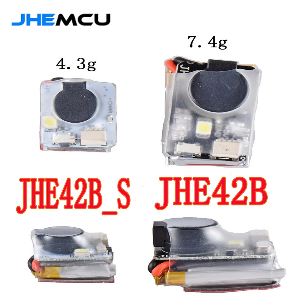 

JHEMCU JHE42B-S Finder 5V Super громкий звонок Tracker 100 дБ светодиодный ным будильником, встроенной батареей для контроллера полета FPV Drone