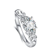 franz klammer mulberry stone ring adjustable s925 sterling silver moissanite diamond ring female couple ring live generation