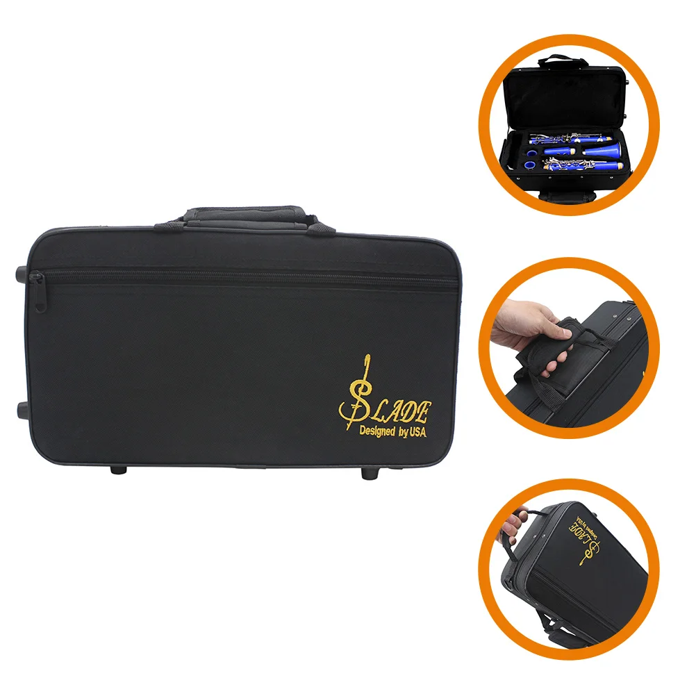

Suitcase Accessories Black Cloth Clarinet Holder Musical Instrument Carrying Portable Oxford Bag Woodwind Marry