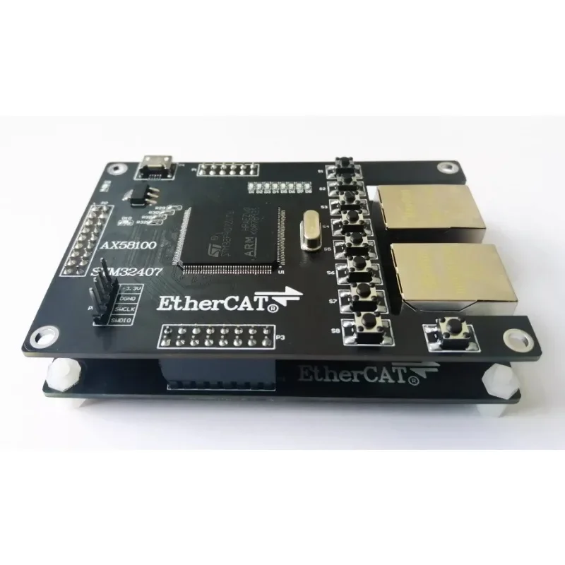 AX58100 Slave макетная плата EtherCAT 16IO CIA402