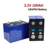 16pcs 3 2v 100ah battery 3 2v lifepo4 battery pack large capacity diy 12v 24v 48v electric car rv solar energy storage system