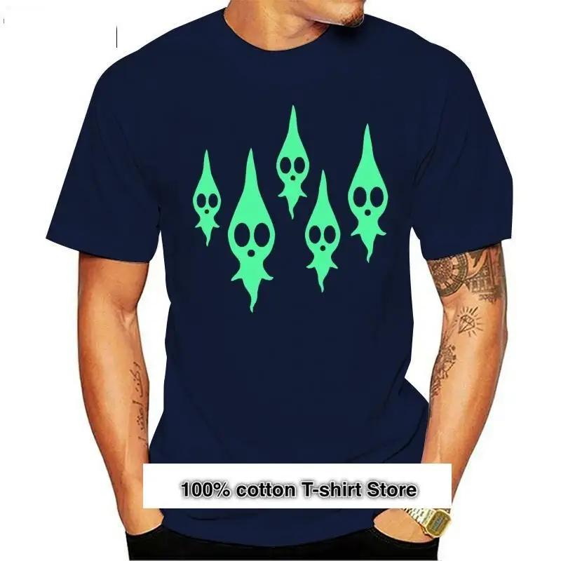 

Camiseta de los muertos Pikmin para hombre, camisa inspirada que brilla en la oscuridad