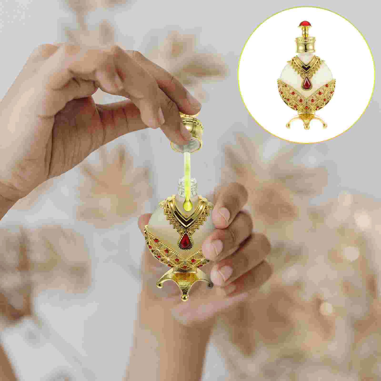 

1pc Essential Oil Sample Bottles Vintage Crystal Perfume