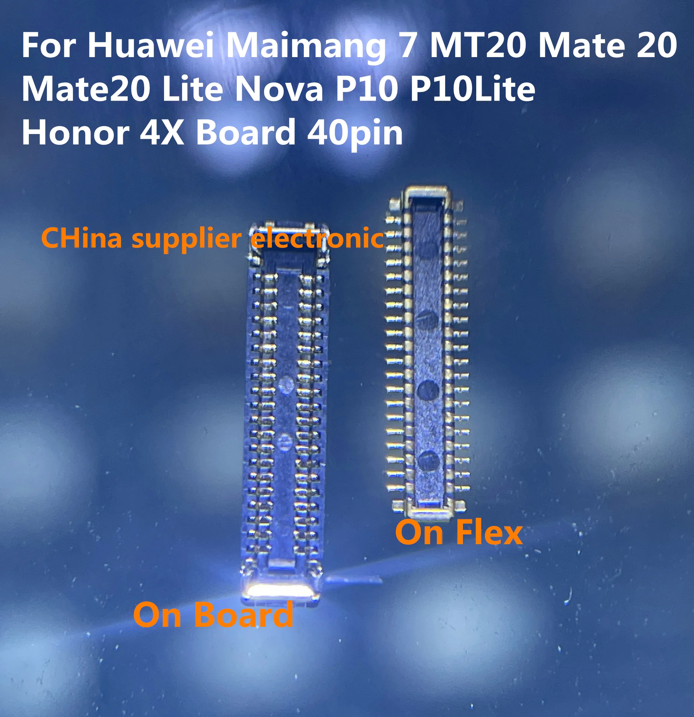 

LCD Screen Display FPC Connector Plug For Huawei Maimang 7 MT20 Mate 20 Mate20 Lite Nova P10 P10Lite Honor 4X Board 40pin Board