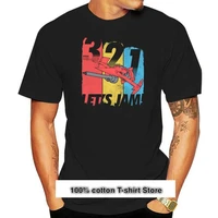 camiseta de cowboy bebop 3 2 1 lets jam para hombre camiseta negra de dibujos animados s 3xl
