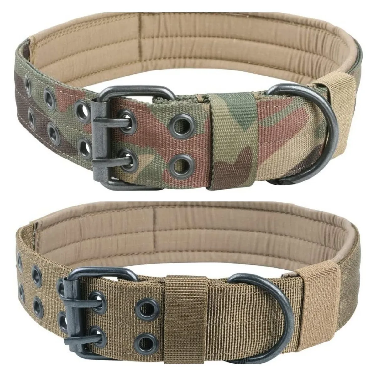 

Military Tactical Dog Collar Durable Nylon Pet Training Collars Necklace Strong Dog Collar For Large Dogs German shepherd