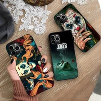 dc happy face joker joaquin phone case silicone soft for iphone 13 12 11 pro mini xs max 8 7 plus x 2020 xr cover