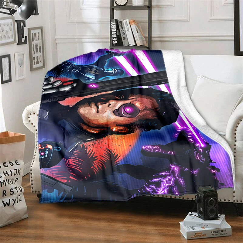 

Детское фланелевое одеяло Game FarCry, мягкое и удобное одеяло с мультяшным рисунком огня, для дома и путешествий