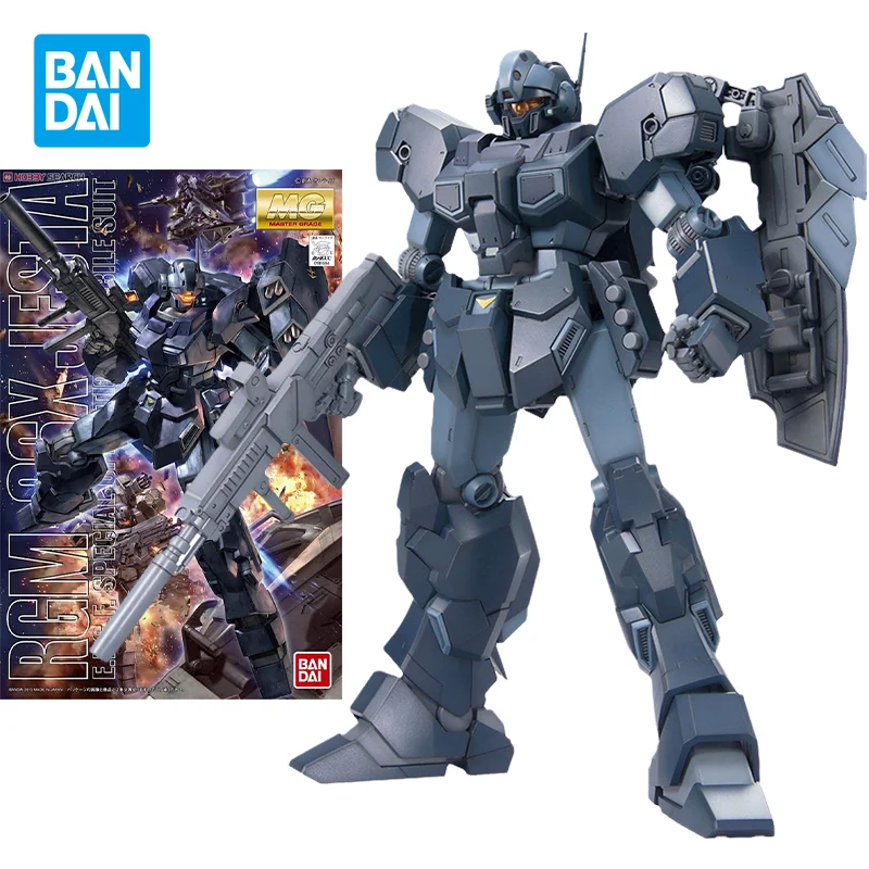 

Bandai оригинальный набор моделей Gundam, аниме фигурка MG 1/100 RGM-96X Jesta, фигурки, коллекционные украшения, игрушки, подарки для детей