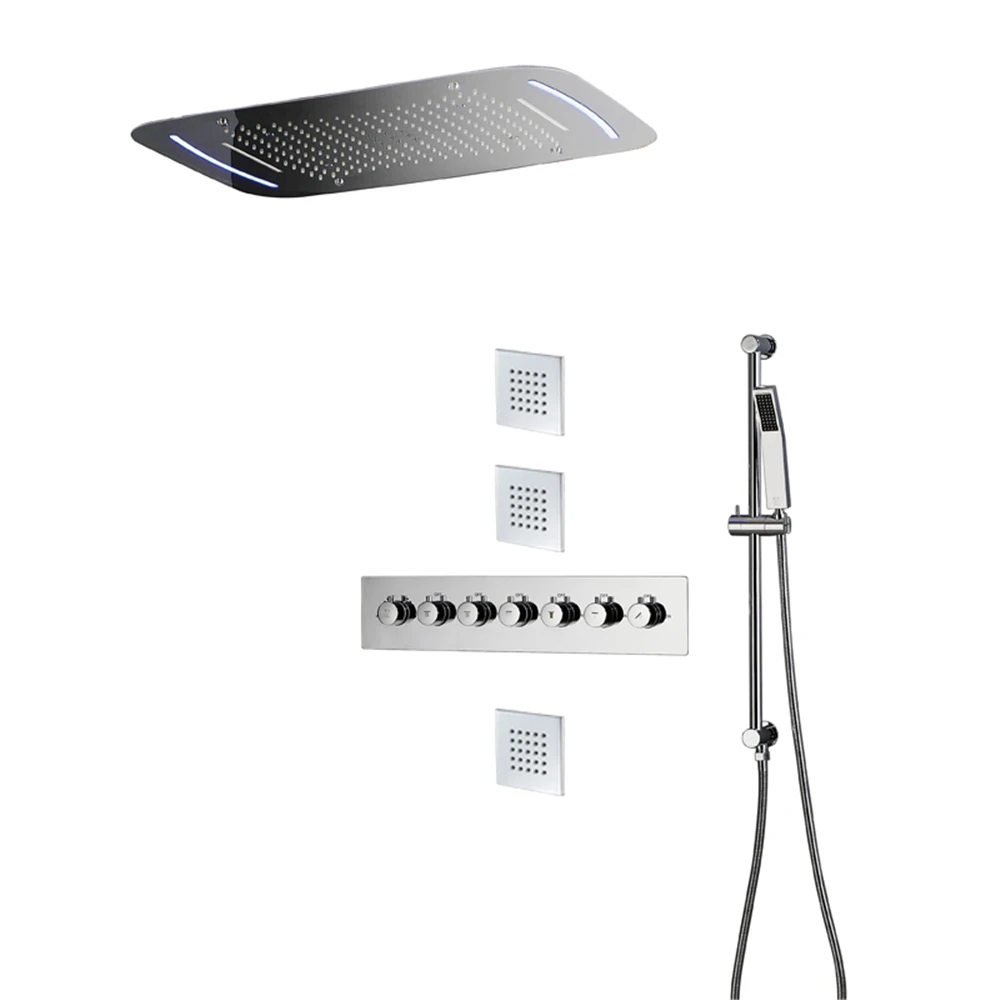 

Bathroom shower constant temperature thermostatic water shower faucet