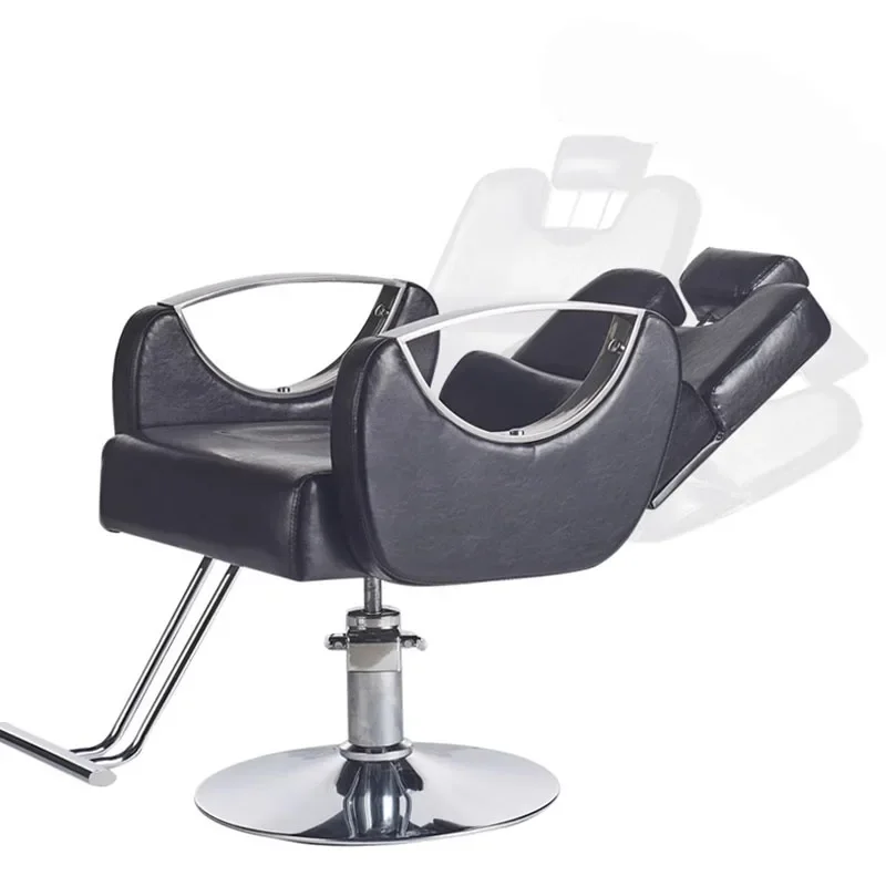 Мужской складной парикмахерский стул роскошный салон красоты модный