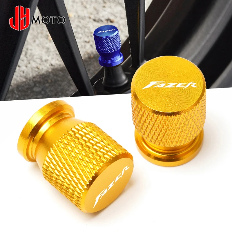 

For Yamaha FZ1 FZ6 FZ8 Fazer 150 250 400 1000 Motorcycle CNC Aluminum Accessorie Wheel Tire Valve Stem Caps CNC Airtight Covers