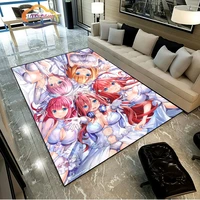 the quintessential quintuplets animation carpet popular cushion in europe and america 3d pattern printing fashionable carpet