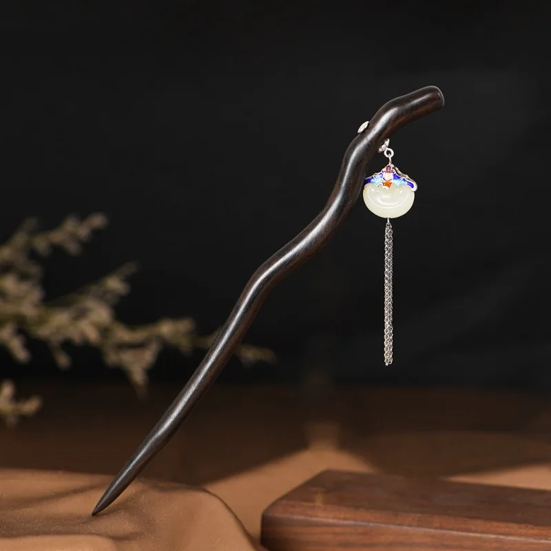 

Chinoiserie Ebony Hairpin