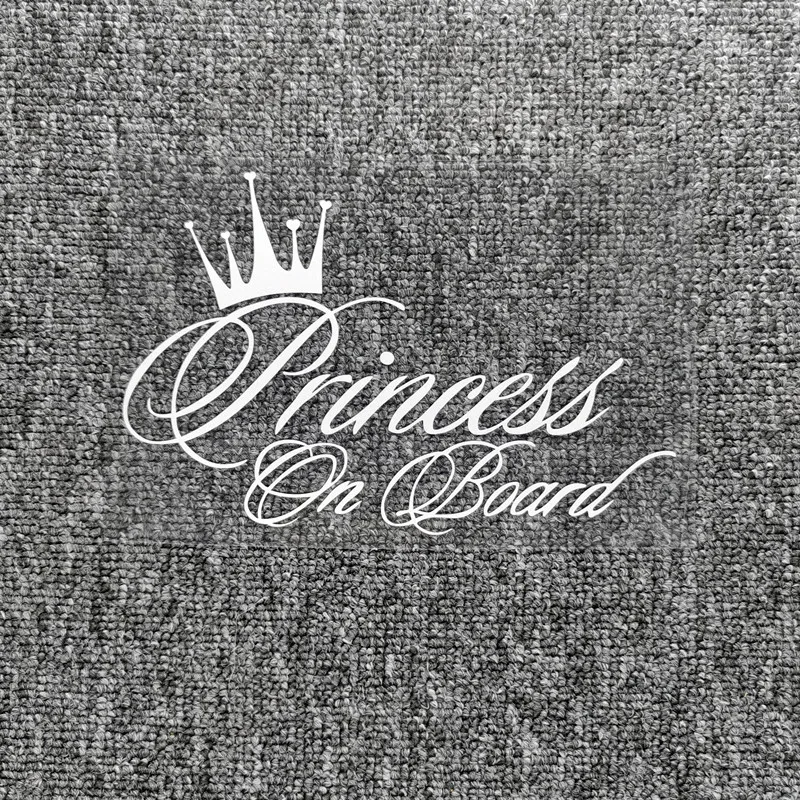 

Автомобильные наклейки принцесса на борту ребенок в автомобиле милая фотография для лобового стекла окна багажника автостайлинг