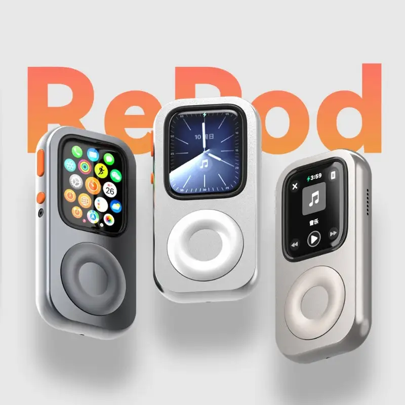 Фото Защитный чехол RePod из алюминиевого сплава с ЧПУ для Apple Watch Series 10/9/8/7/6 в стиле ретро-бокса, 45/44/41/40 мм №1