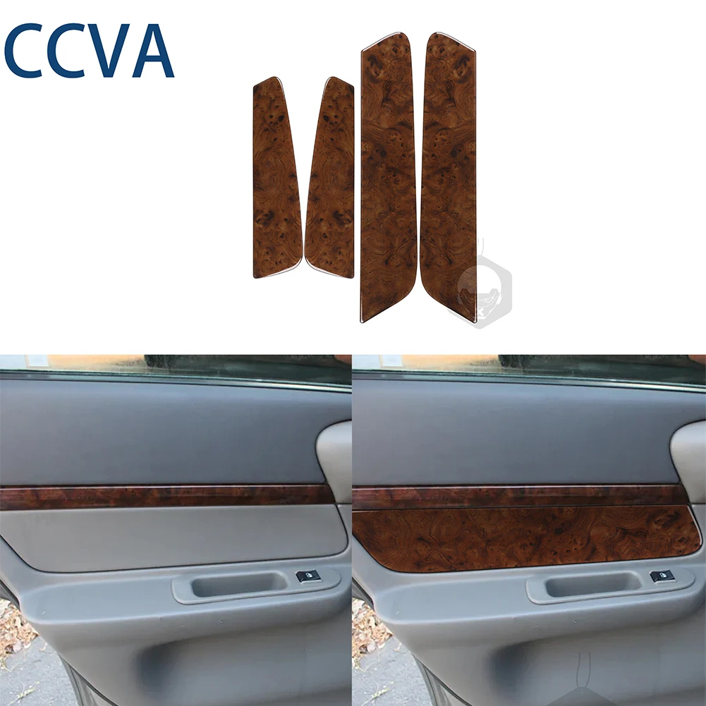 

Inner Carbon Fiber Wood Grain Door Armrest Stripe Cover Trim Interior Car Accessories For Chevrolet Impala 00-04