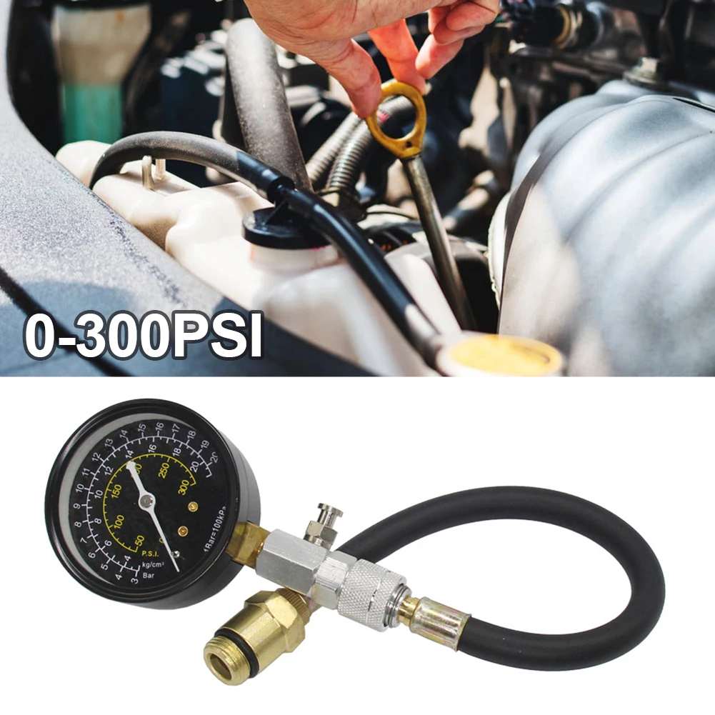 

Car Gasoline Engine Compression Tester Kit Auto Check Test Repair Tools Kit Pressure Gauge Set With Adapter Car Inspection Tools