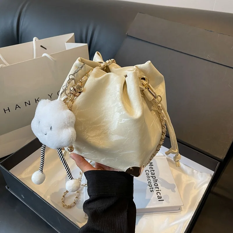 Универсальная женская сумка через плечо с цепочкой модный геометрический узор