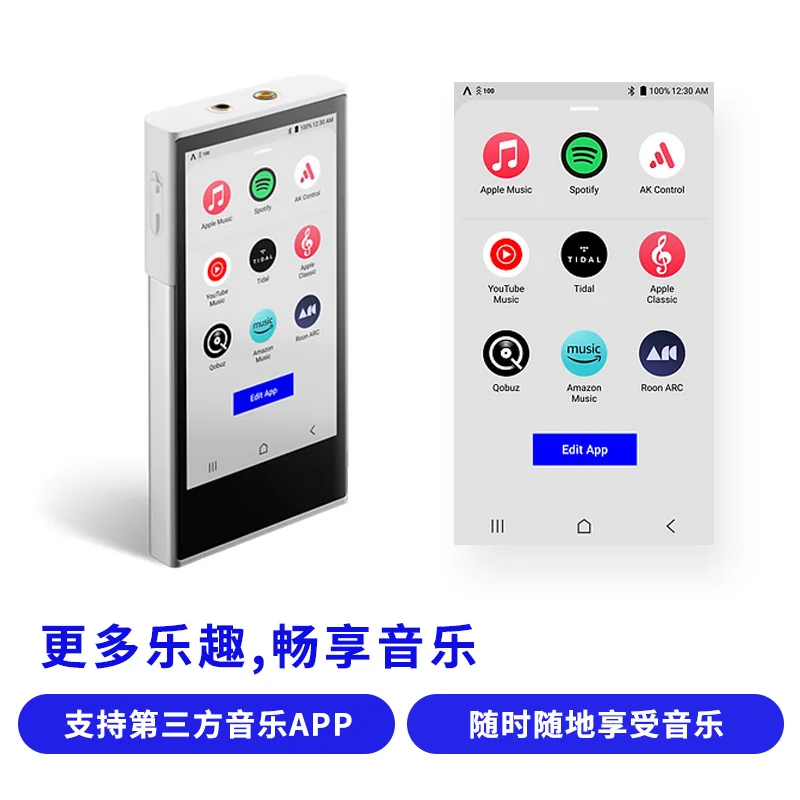 Фото ACTIVO P1 Портативный музыкальный Hi-Fi плеер без потерь с приложением для открытой установки №2