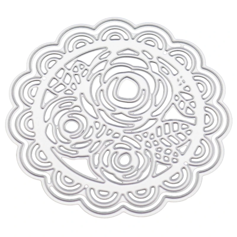 

K3NA металлические Вырубные штампы с полыми цветами, искусственная бумажная открытка для ручной работы, тиснение поздравительных открыток