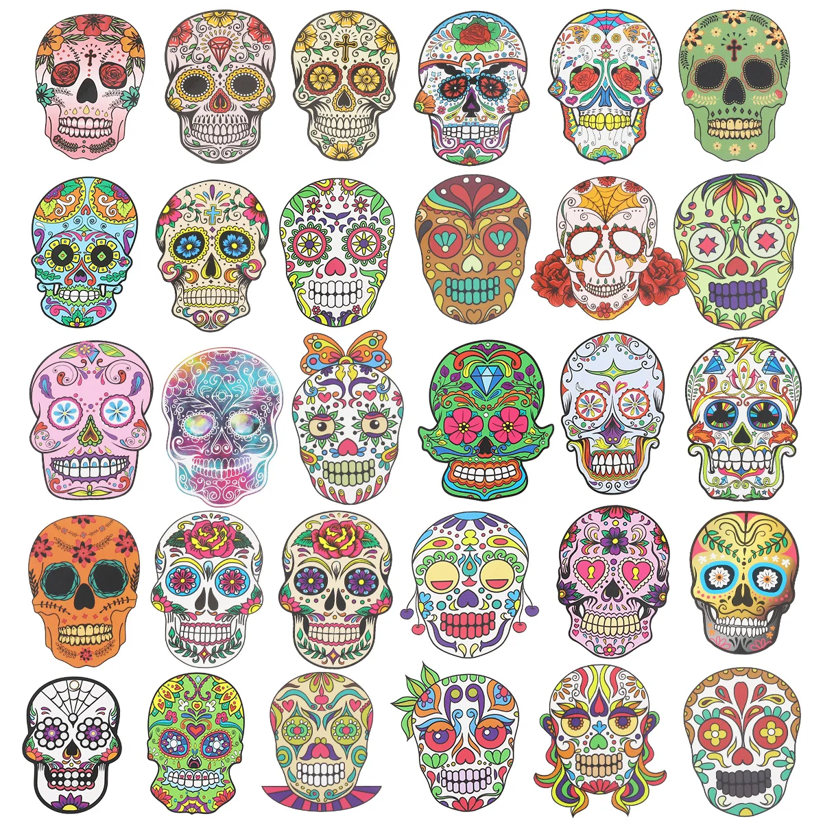 

Наклейки-стикеры Хэллоуин день мертвец наклейки для ноутбука ремесла мексиканские граффити компьютер дизайнерские наклейки ужасные бутыл...