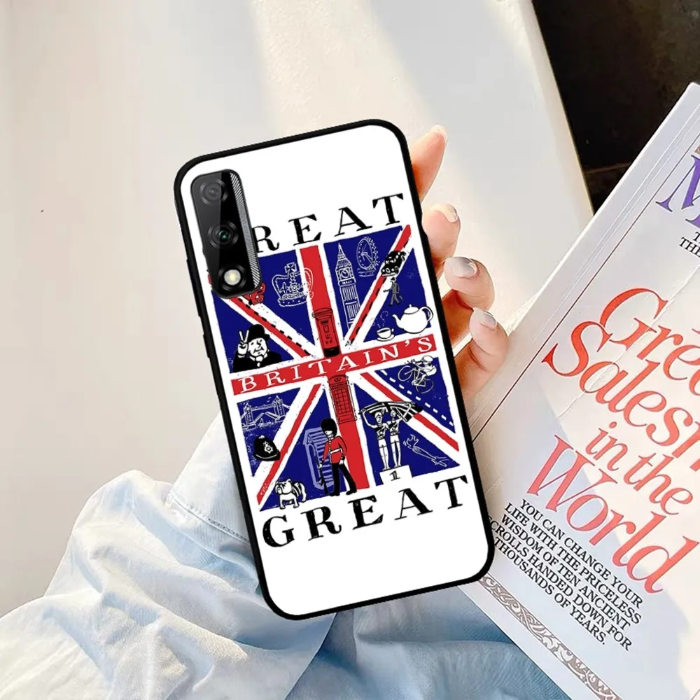TOPLBPCS Чехол для телефона с британским флагом Англии Huawei Y9 6 7 5 Prime Enjoy 7s 8 Plus 7a 9e 9plus 8E