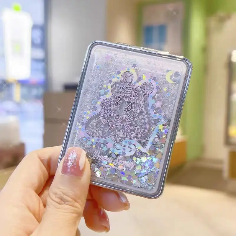 Красивое зеркало-воин из песка луна Волшебная карта девушка Сакура зеркало для