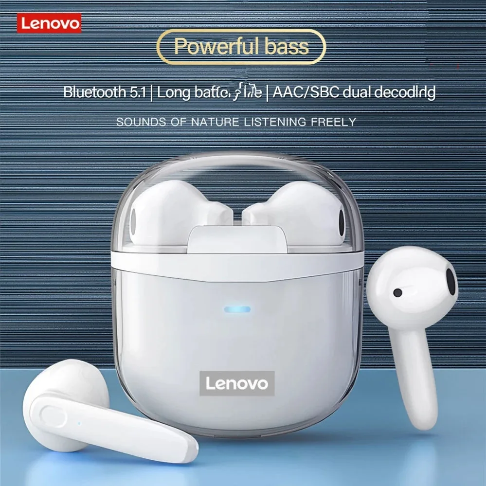 Беспроводные наушники Lenovo XT96 Bluetooth 5 1 Hi-Fi стерео TWS сенсорное управление HD вызов