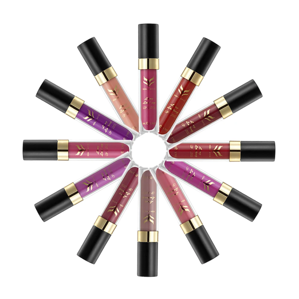 

HUAMIANLI Матовая жидкая губная помада, Красная губная помада Vampired, губная помада kilie, коричневая увлажняющая матовая губная помада