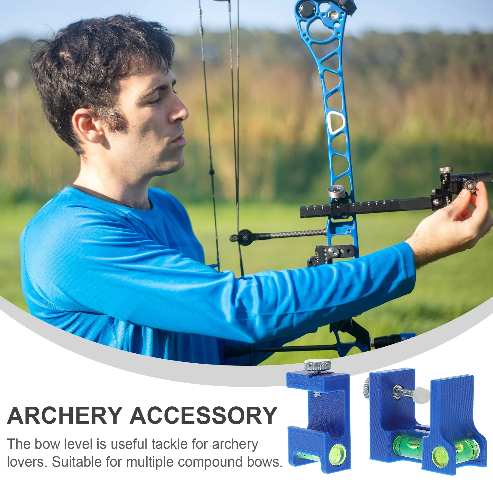 

Bow Level Positioner Archery Tool Portable String Leveler Professional Convenient Accessory Supplies Accurate Compound Target