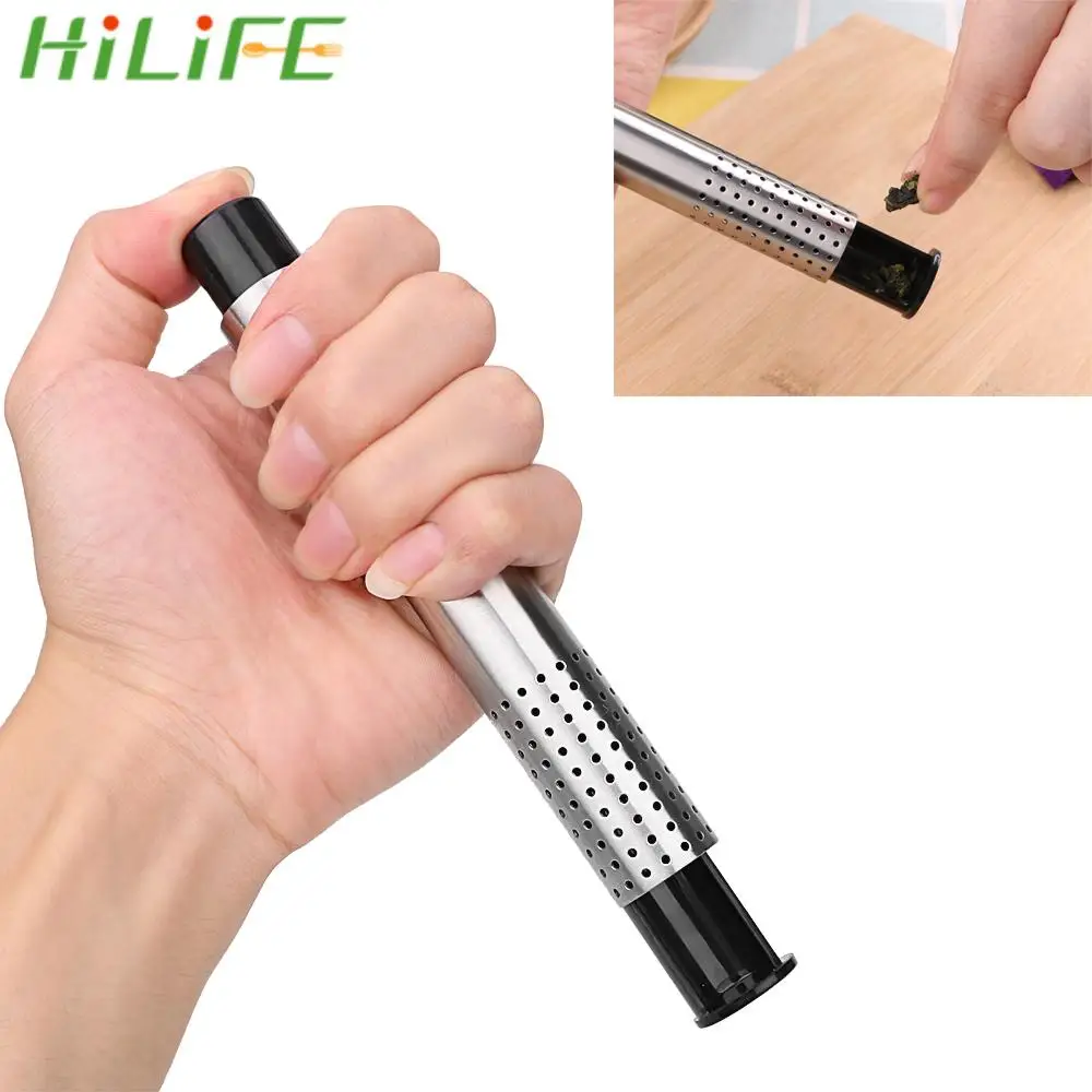 

HILIFE Coffee Loose Leaf Herbal Holder Stainless Steel Tea Stick Reusable Teapot Spices Soup Tools Tea Infuser Strainer Filter