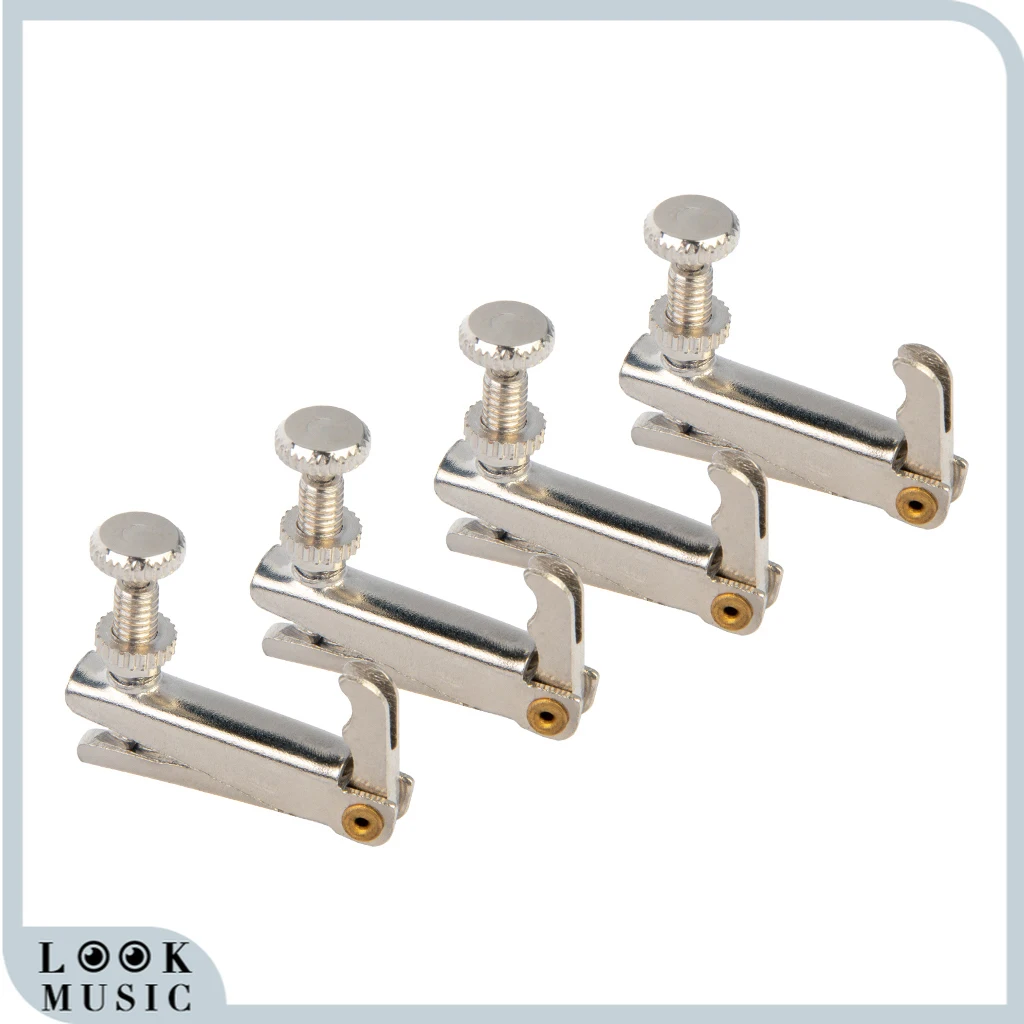 

4Pcs Premium VIOLA Fine Tuners Adjusters Stainless Steel Fine Tuner (Viola)