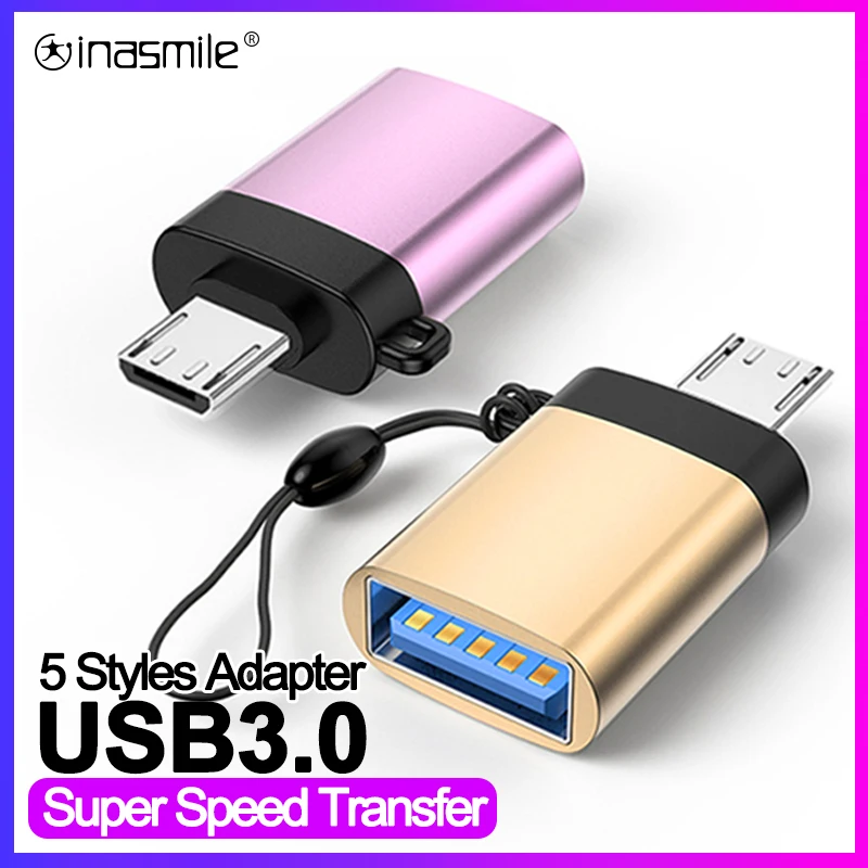 Кабель-преобразователь otg Type C на Micro usb USB 3 0 OTG адаптер для MacbookPro Xiaomi Samsung зарядный