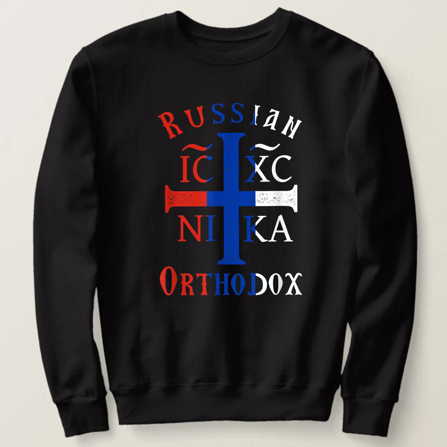 

Мужская Повседневная Толстовка с принтом российского флага