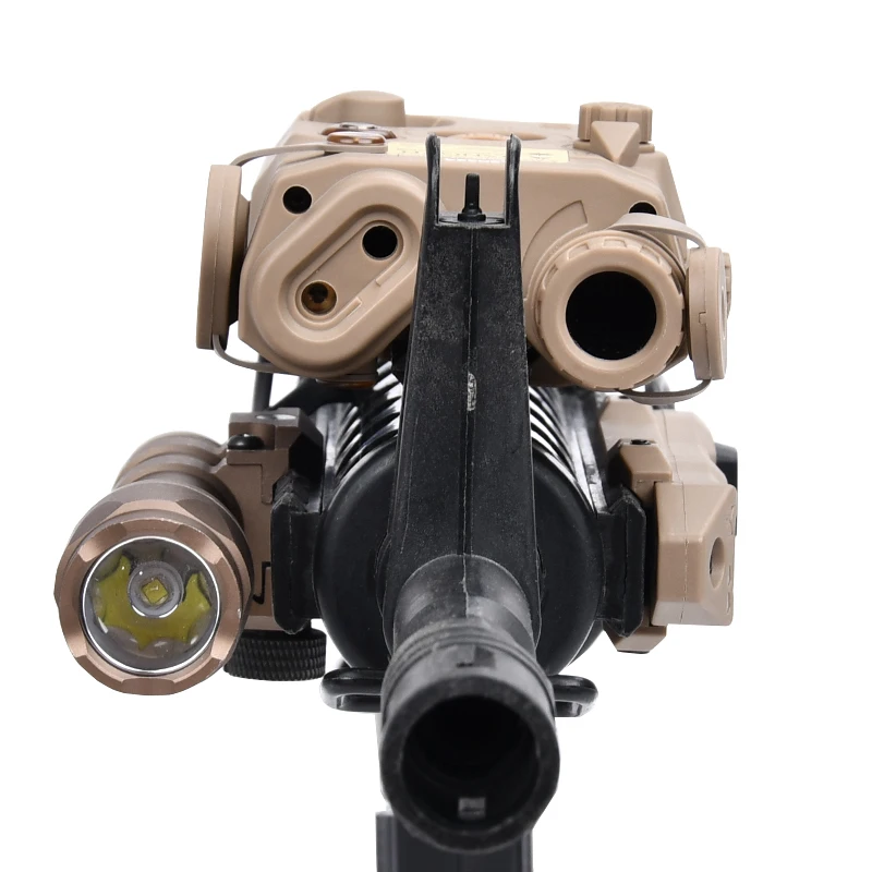 Страйкбольный PEQ15 Тактический красный зеленый синий лазер IR Fill светильник Strobe M300A