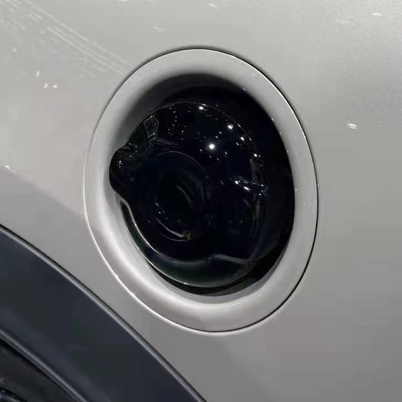 Фото Для Mini Cooper S JCW F55 F56 F57 2.0T, черная накладка на топливный бак в стиле Ray, аксессуар для стайлинга автомобиля, пластиковый декоративный элемент. №4