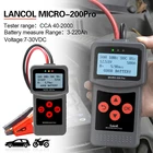 Универсальный тестер для автомобильного аккумулятора 12 В диагностический инструмент CCA 40-2000