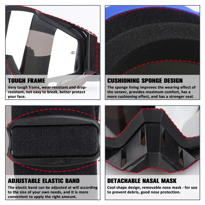 Спортивные защитные очки унисекс для активного отдыха защита от ветра и пыли