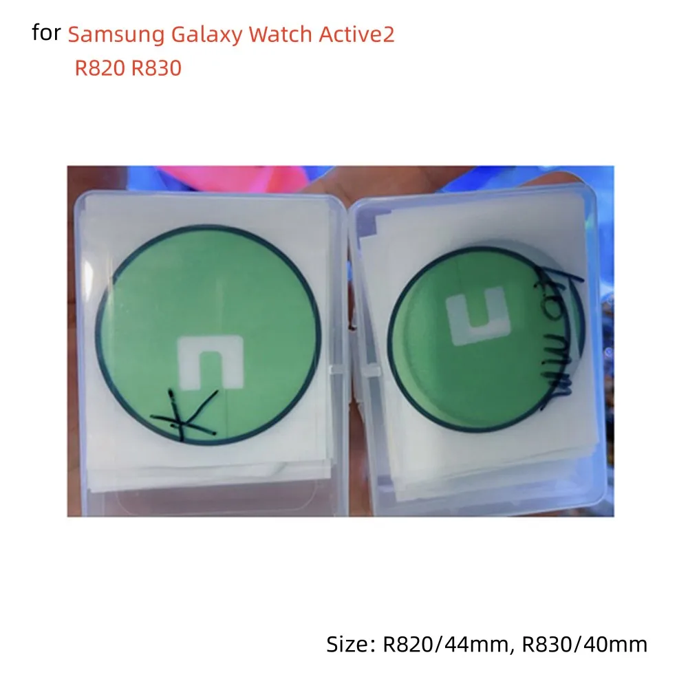 40/44 мм R820 R830 для Samsung Galaxy Watch Active 2 запасная Задняя стеклянная панель клейкий экран Запасные части